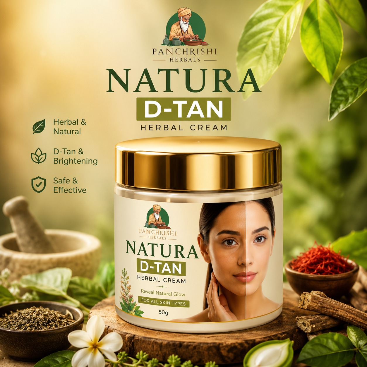 Natura D-TAN Herbal Cream
